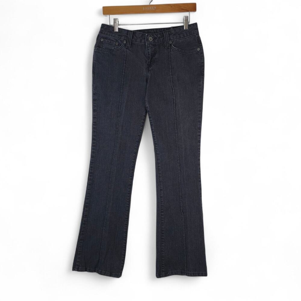 Vintage Lucky Brand Jeans Womens 8/29 (30x31) Black‎ Suzanne Slim Jean USA Y2K